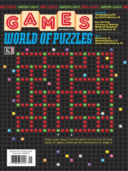 Title details for Games World of Puzzles by Kappa Publishing Group, Inc. - Available